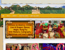 Tablet Screenshot of ling-chinese-ents.com